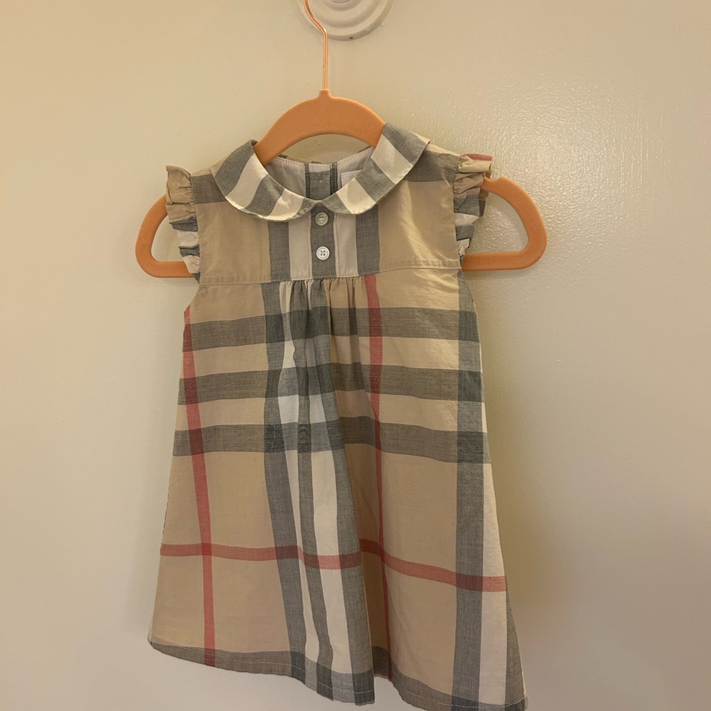 Burberry 9mo baby dress with bloomers